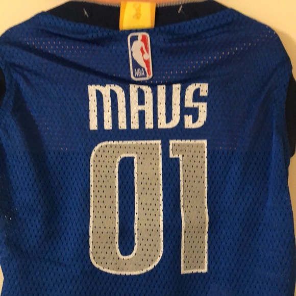 Dallas Mavericks NBA #01 Pets First Dog Jersey - Picture 2 of 7